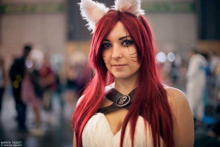 League of Legends - Katarina Du Couteau (Dereen) (Kitty Cat) Cosplay full length photo