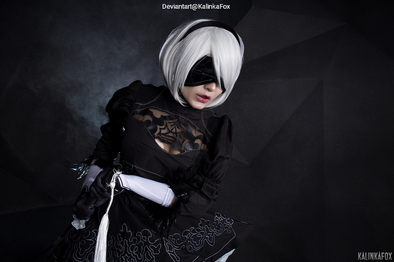 NieR AutomatA - 2B (YoRHa No.2 Type-B) Cosplay full body character photo