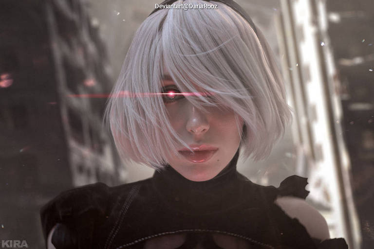 NieR AutomatA - 2B (YoRHa No.2 Type-B) Cosplay character recreation portrait