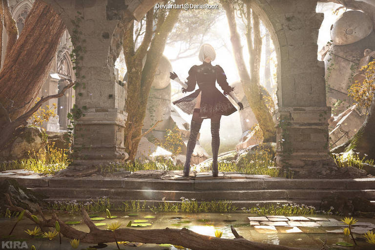 NieR AutomatA - 2B (YoRHa No.2 Type-B) Cosplay character costume portrait