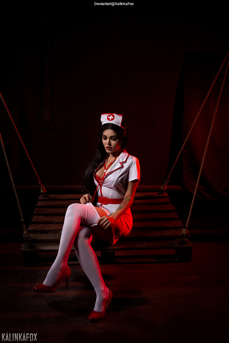 Nurse Original Vision Cosplay full length photo