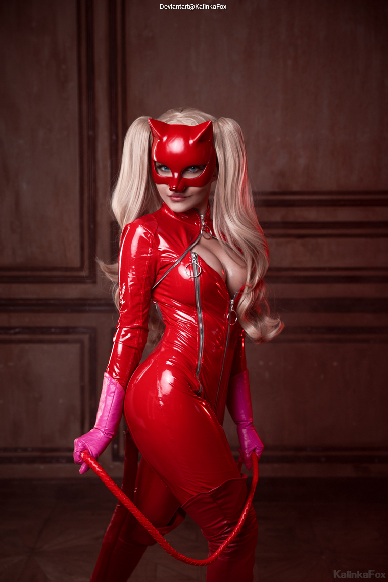 Persona 5 - Ann Takamaki (Panther) Cosplay full length photo