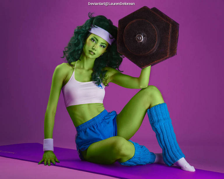 She-Hulk - Jennifer Walters (Workout) Cosplay character portrait photography