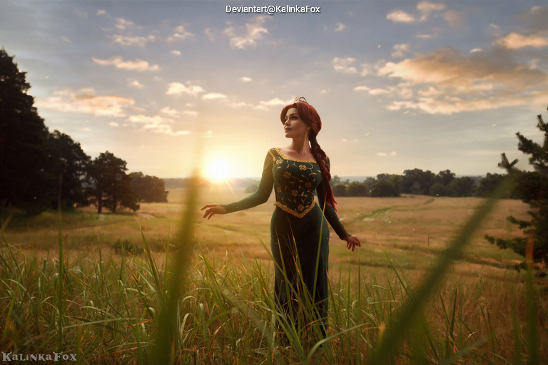 Shrek - Fiona (The Princess) Cosplay - full length character portrait
