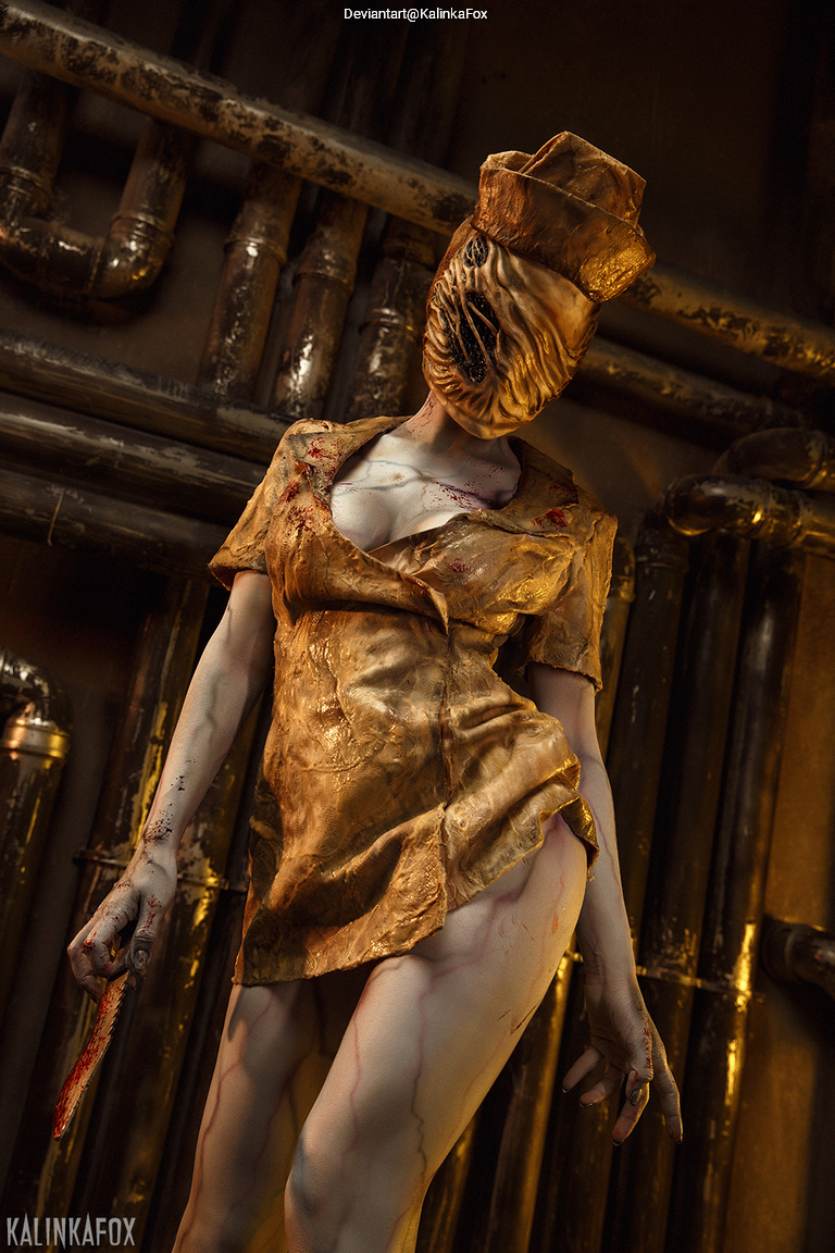 Silent Hill - Nurse Cosplay full body portrait
