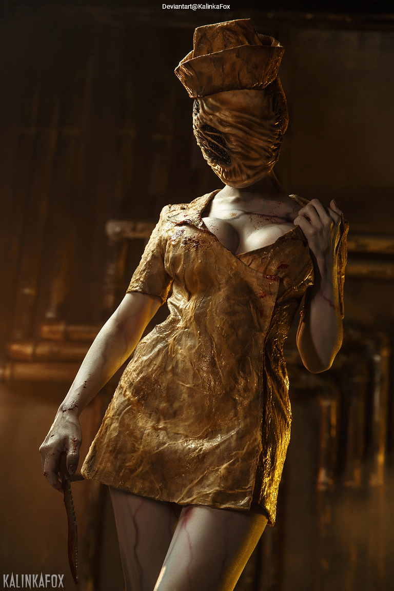 Silent Hill - Nurse Cosplay full length photo