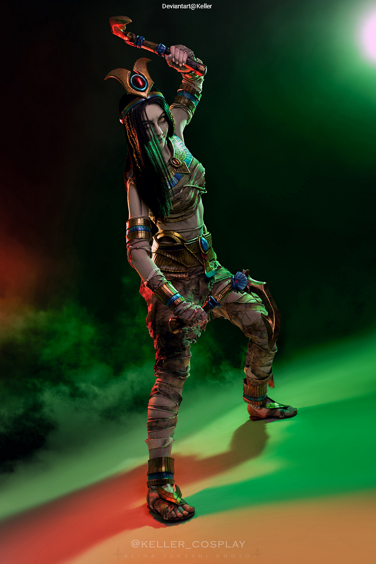 Smite - Izanami (Matron of the Dead) Cosplay full length photo