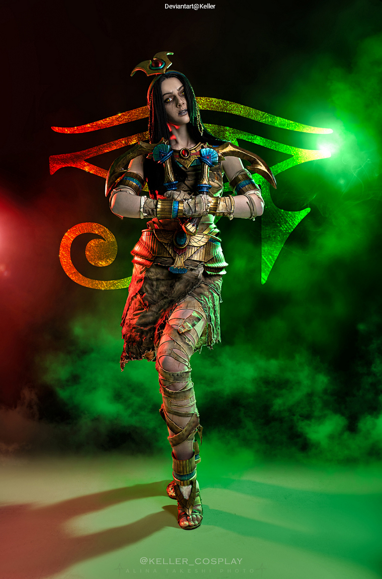 Smite - Izanami (Matron of the Dead) Cosplay full body character photo