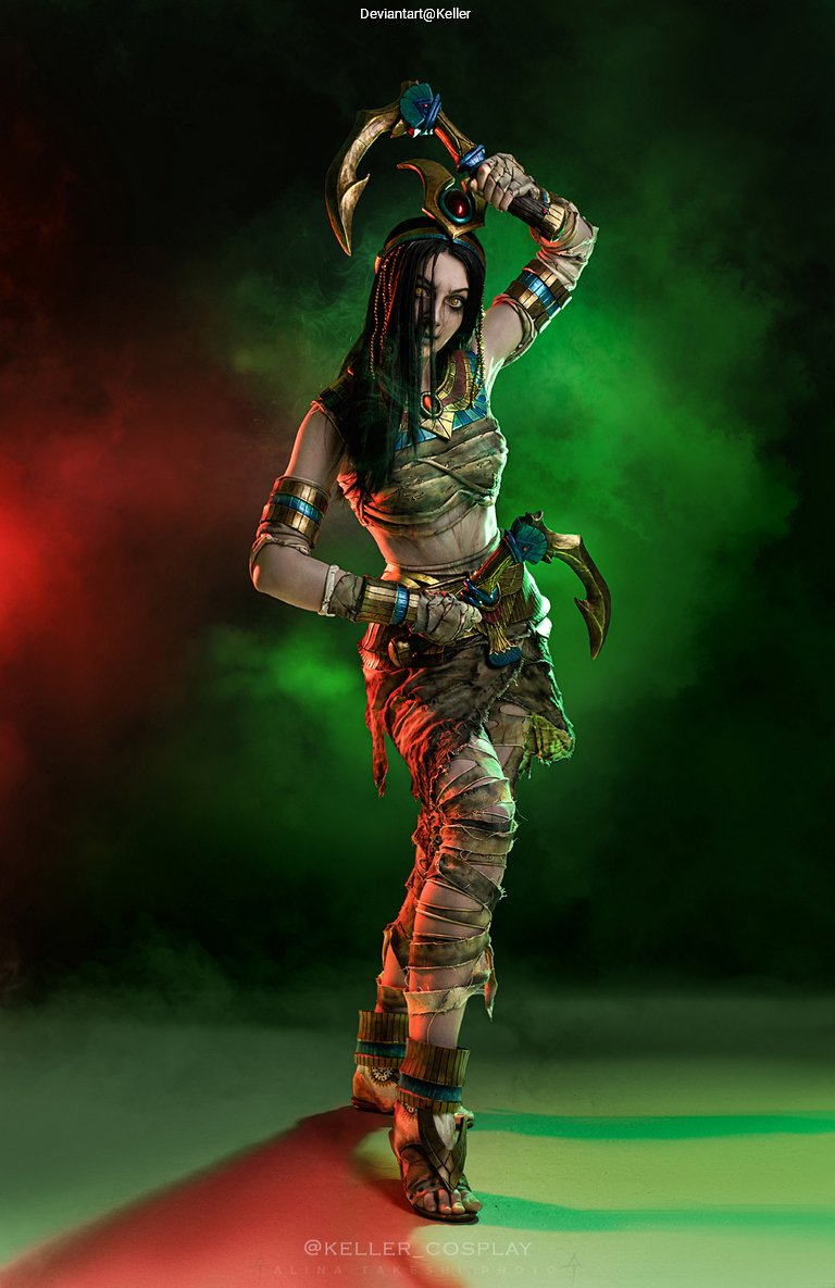 Smite - Izanami (Matron of the Dead) Cosplay full body portrait photography