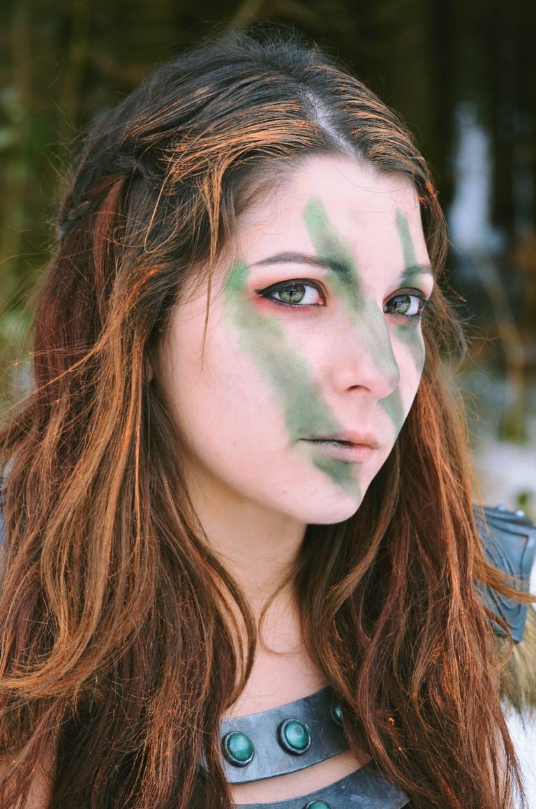 The Elder Scrolls 5 - Skyrim - Aela the Huntress Cosplay character portrait photography