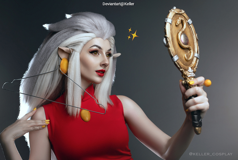 The Owl House - Edalyn Clawthorne Cosplay full length character portrait