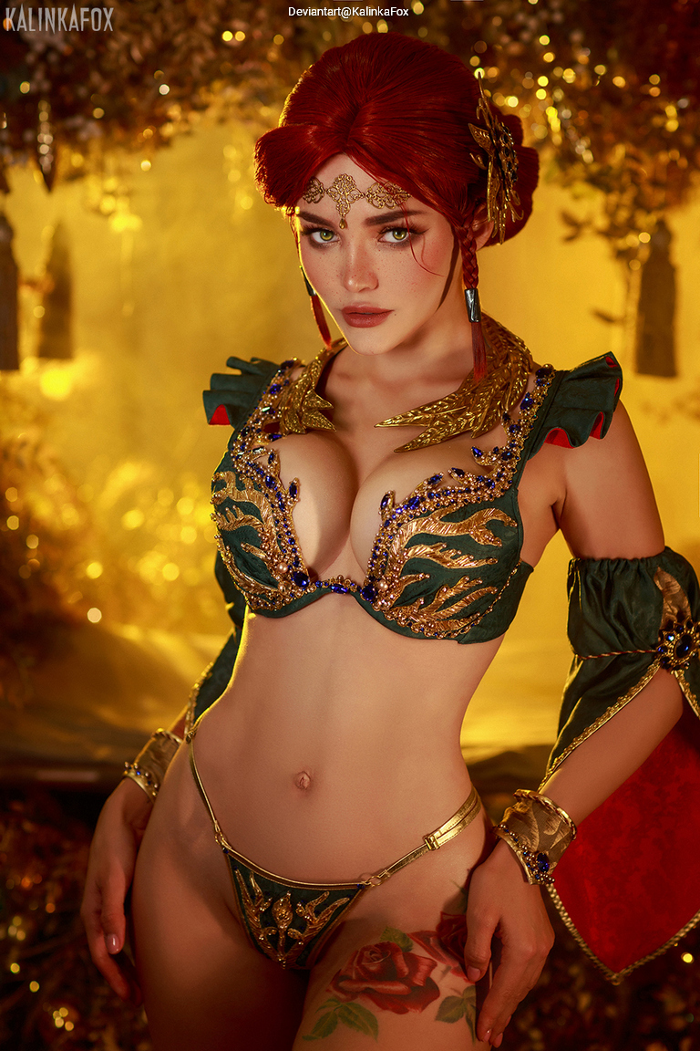 The Witcher 3 - Wild Hunt - Triss Merigold (Fourteenth of the Hill) (Concept) Cosplay character costume portrait