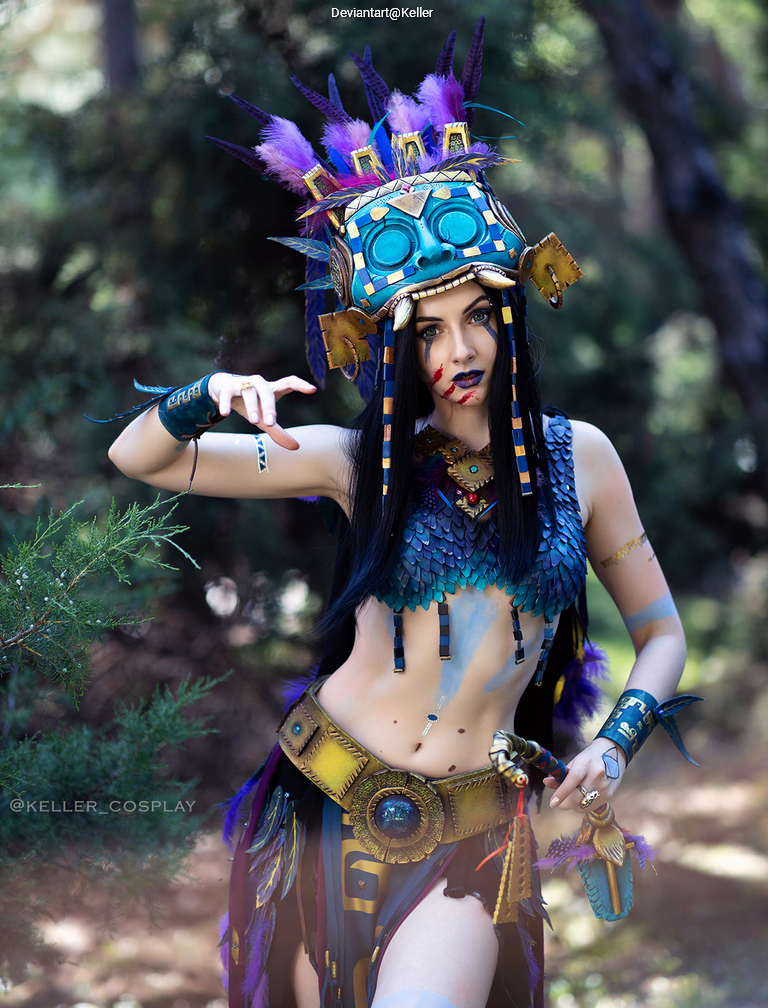 Tlaloc Original Vision Cosplay character costume portrait