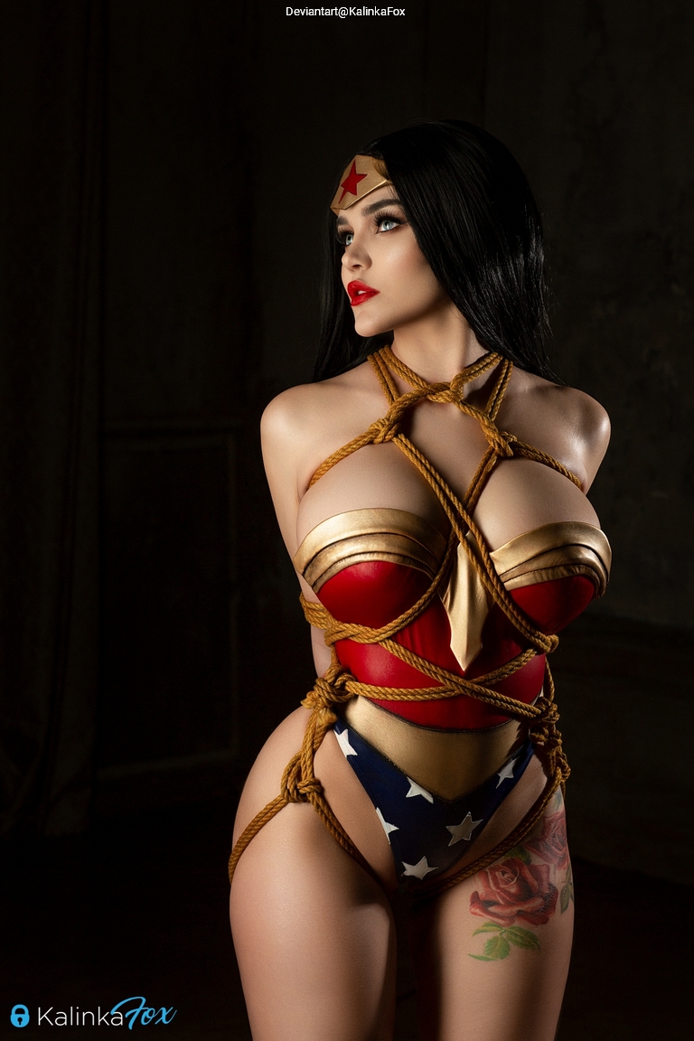 Wonder Woman (TV Series) - Diana Prince (Diana of Themyscira) (Wonder Woman) (Shibari) Cosplay character portrait photography