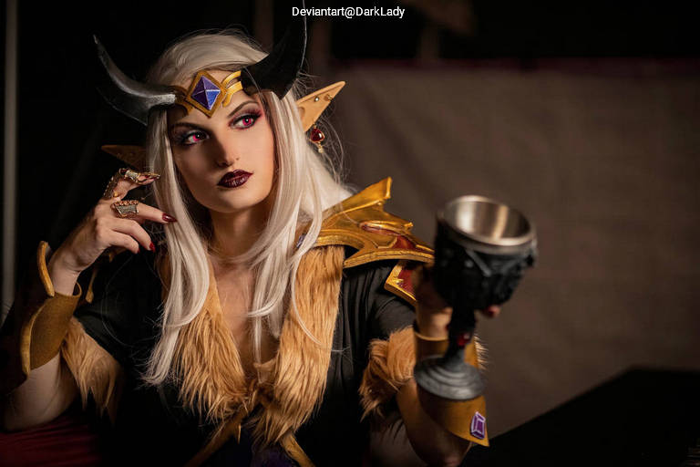 World of Warcraft - Shadowlands - Denathrius (Sire) (Female) Cosplay character costume portrait