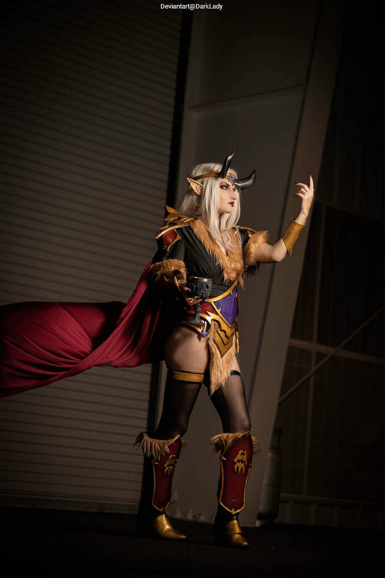 World of Warcraft - Shadowlands - Denathrius (Sire) (Female) Cosplay full body character photo
