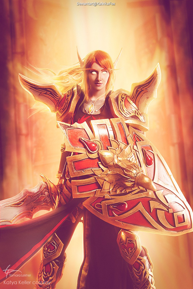 World of Warcraft - The Burning Crusade - Lady Liadrin (Blood Knight Matriarch) Cosplay full length character portrait