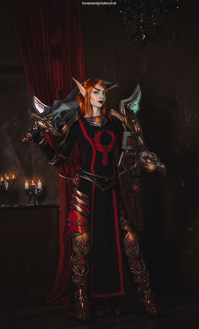 World of Warcraft - The Burning Crusade - Lady Liadrin (Blood Knight Matriarch) Cosplay full body character photo