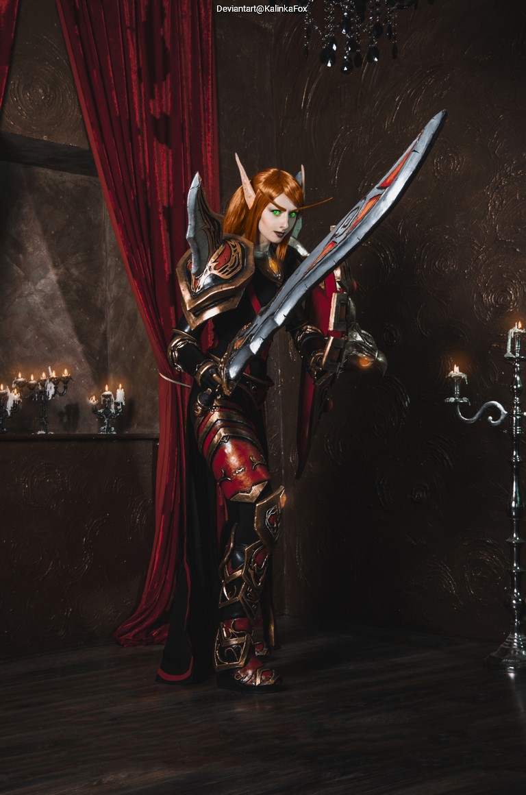 World of Warcraft - The Burning Crusade - Lady Liadrin (Blood Knight Matriarch) Cosplay costume showcase portrait