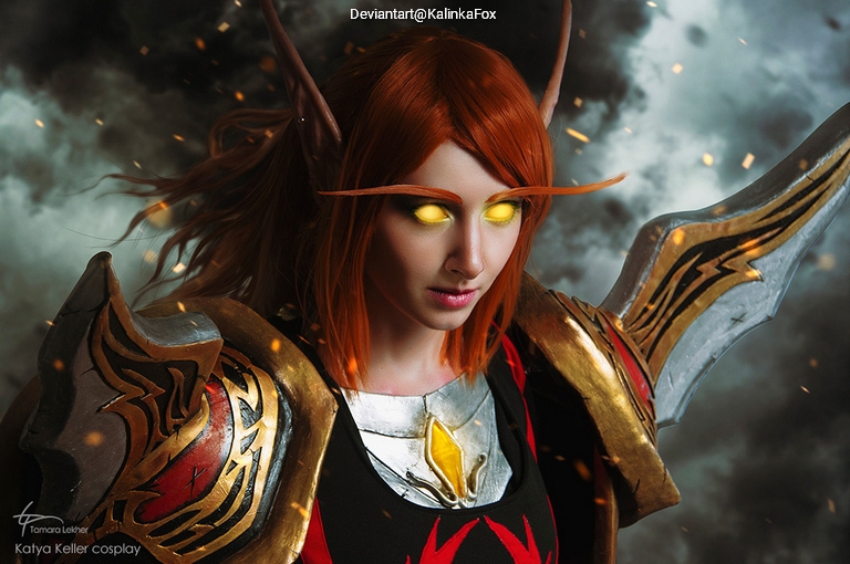 World of Warcraft - The Burning Crusade - Lady Liadrin (Blood Knight Matriarch) Cosplay anime character costume photo