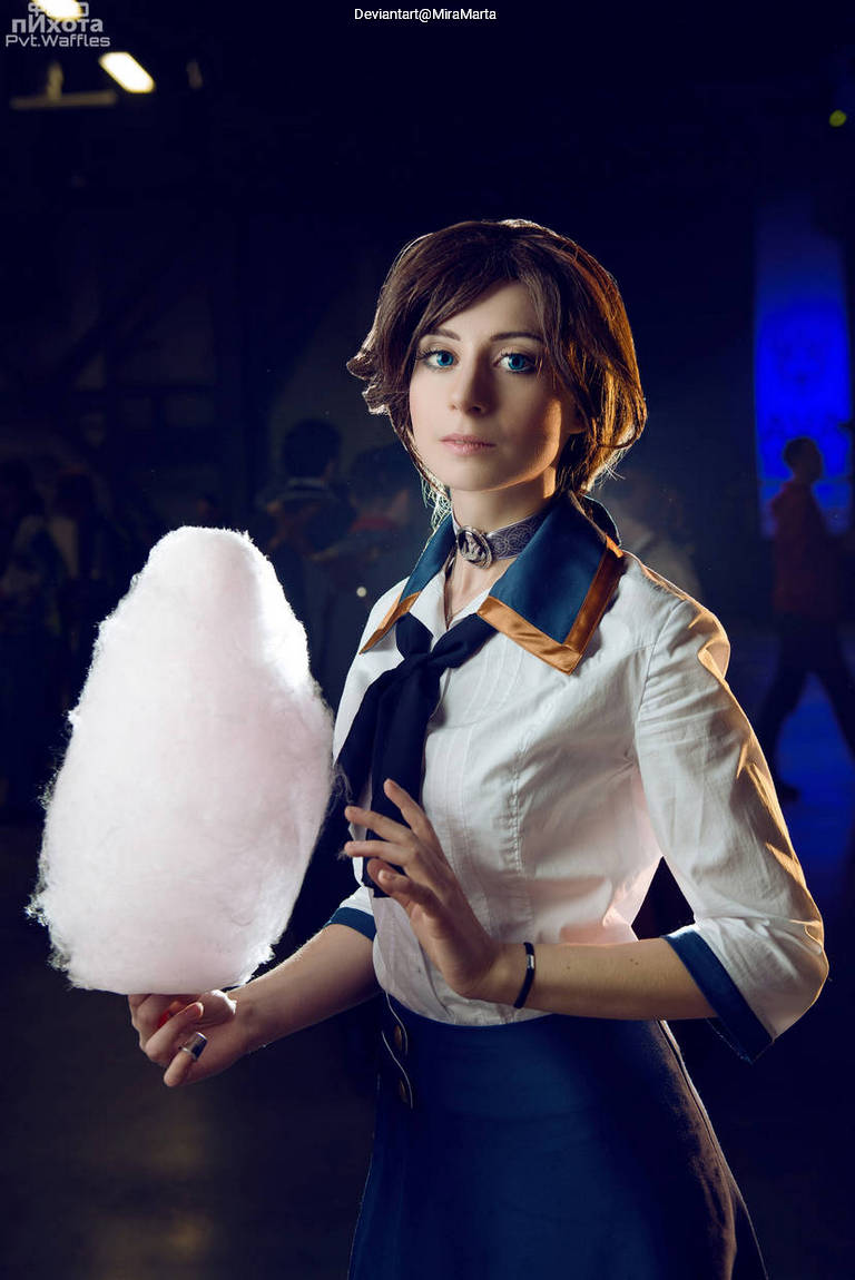 BioShock - Infinite - Elizabeth (Anna DeWitt) Cosplay - full length port. BioShock - Infinite - Elizabeth (Anna DeWitt) Cosplay - full length port.