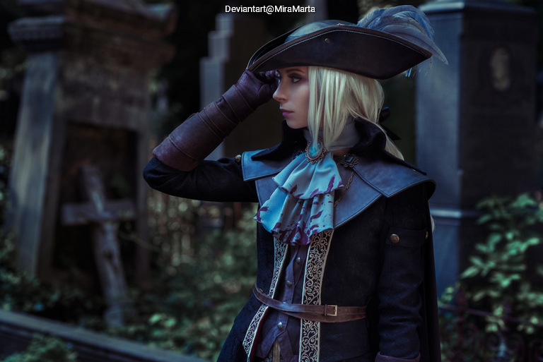 Bloodborne - Hunter Cosplay - character costume portrait