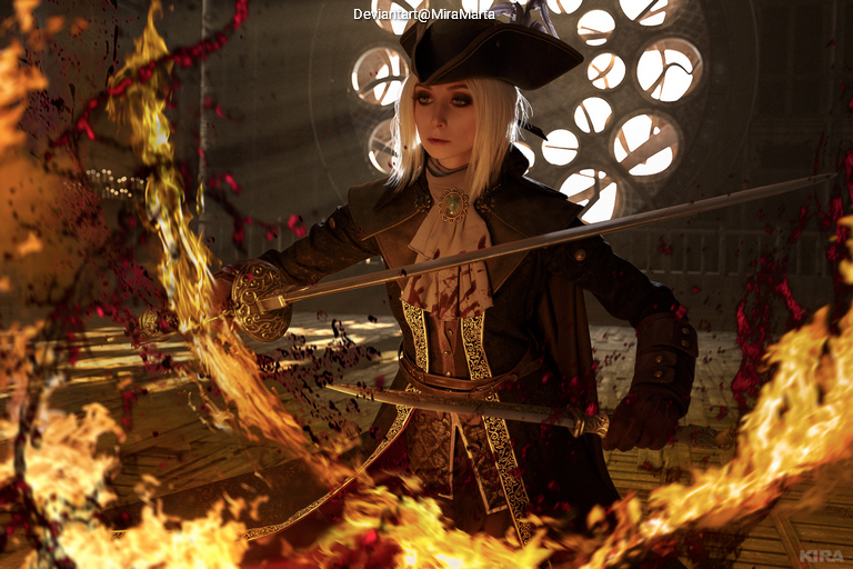 Bloodborne - Hunter Cosplay - character costume portrait