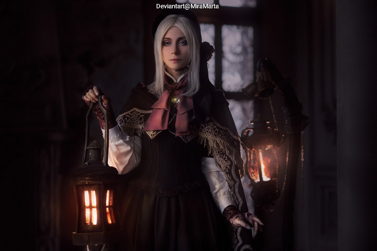 Bloodborne - The Doll Cosplay full body portrait