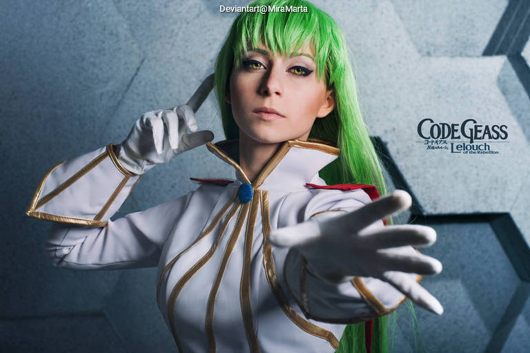 Code Geass - Lelouch of the Rebellion - C.C. (Immortal Witch) Cosplay character recreation portrait