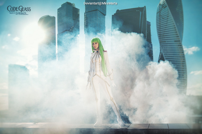 Code Geass - Lelouch of the Rebellion - C.C. (Immortal Witch) Cosplay full length photo