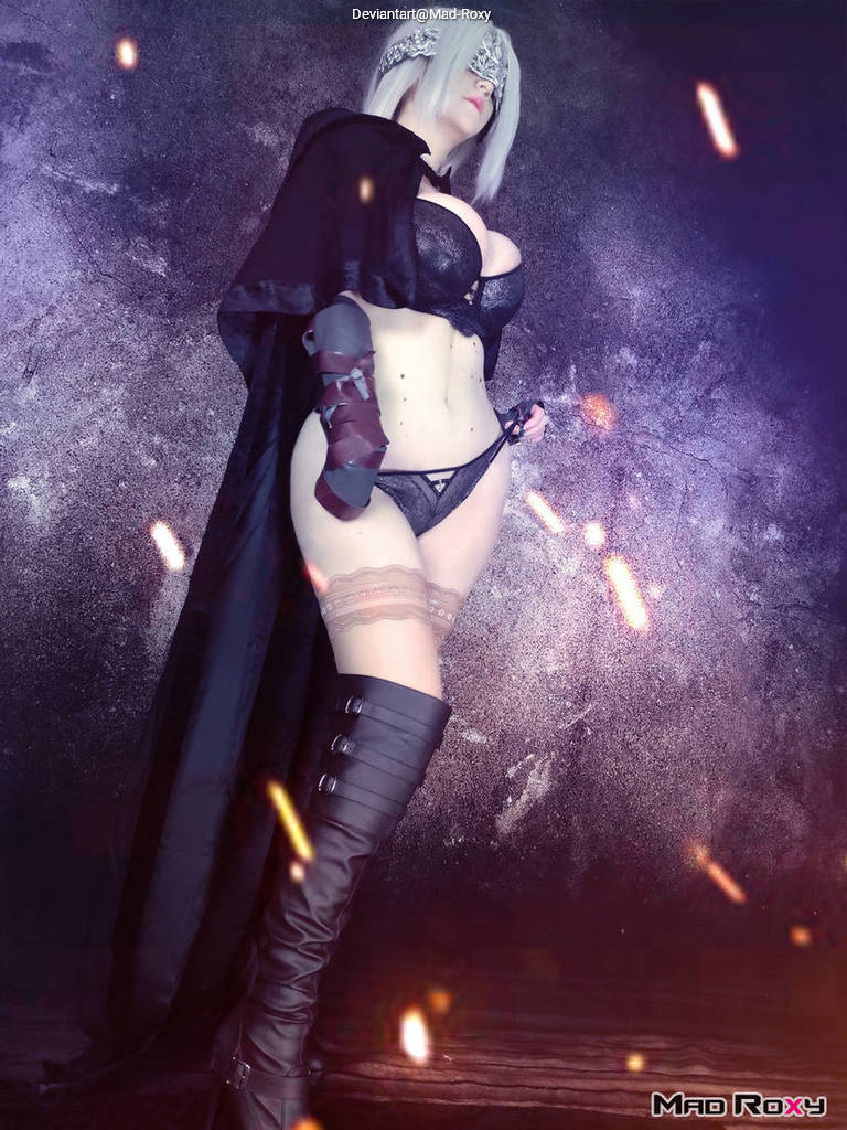 Dark Souls 3 - Fire Keeper (Lingerie) Cosplay full body portrait