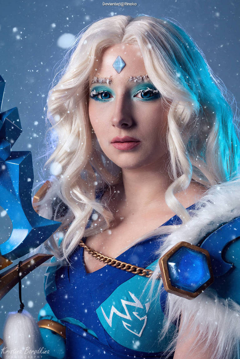 Dota 2 - Rylai (Crystal Maiden) (Heart of the North) Cosplay - gentle showcase