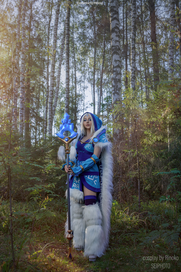 Dota 2 - Rylai (Crystal Maiden) (Heart of the North) Cosplay - inspired capture