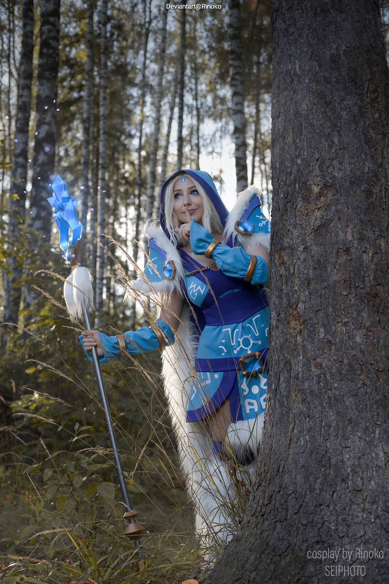 Dota 2 - Rylai (Crystal Maiden) (Heart of the North) Cosplay - delicate portrait