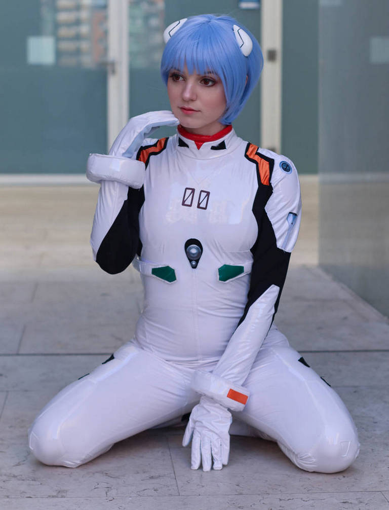 Evangelion - 3.0 You Can (Not) Redo - Rei Ayanami Cosplay full body portrait