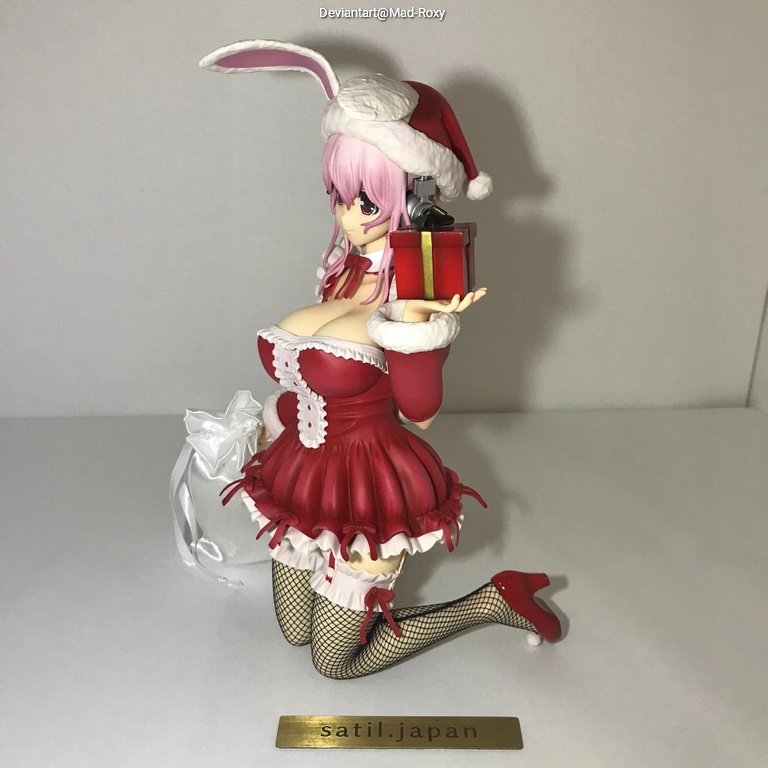FREEing - Super Sonico - Super Sonico (Santa Bunny Figure) (Christmas) (Lingerie) Cosplay character portrait photography