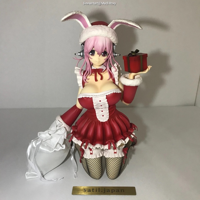 FREEing - Super Sonico - Super Sonico (Santa Bunny Figure) (Christmas) (Lingerie) Cosplay full body character photo