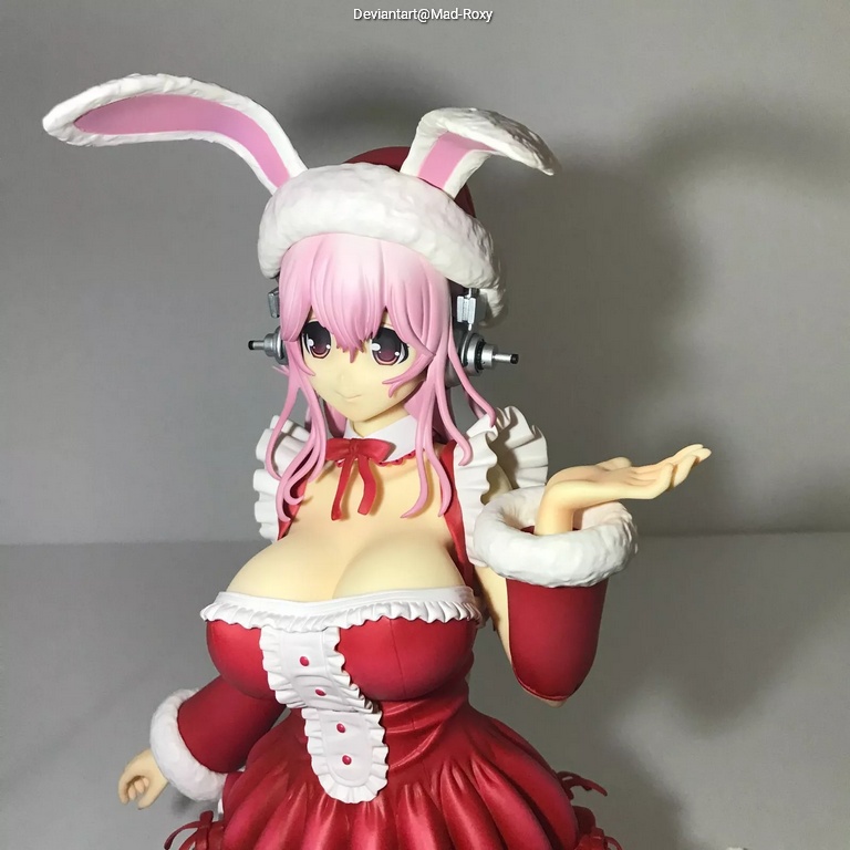 FREEing - Super Sonico - Super Sonico (Santa Bunny Figure) (Christmas) (Lingerie) Cosplay full body portrait