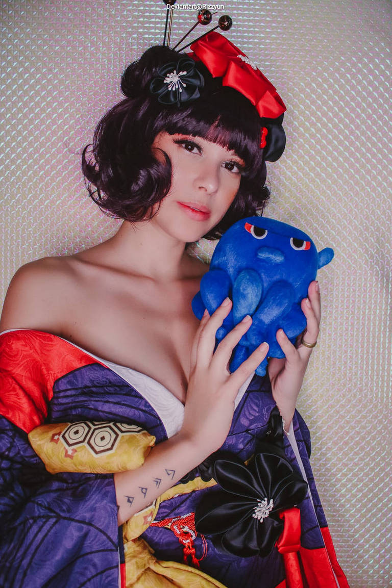 Fate Grand Order - Katsushika Hokusai (Foreigner) Cosplay full body character photo