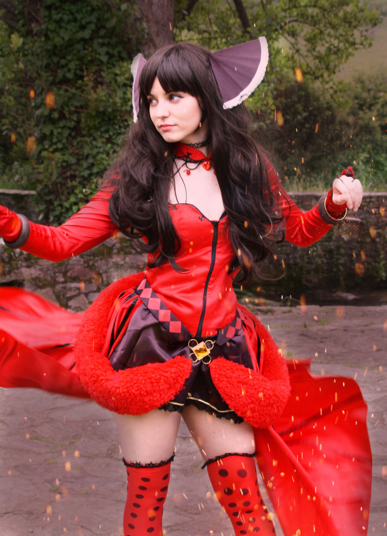 Fate Grand Order - Rin Tohsaka Cosplay - soft focus costume shot