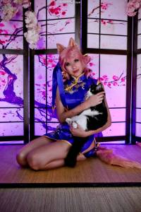 Fate Grand Order - Tamamo no Mae (Fox Priestess of Peerless Beauty) Cosplay