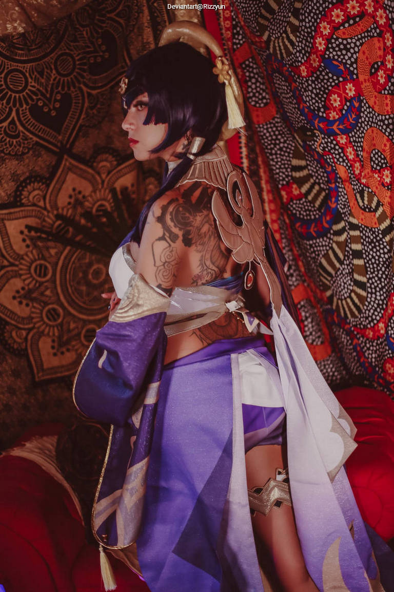 Genshin Impact - Candace (Golden Vow) (Desert and Night) Cosplay - delicate portrait