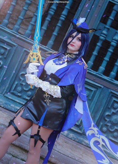 Genshin Impact - Clorinde (Candlebearer) (Sword of Honor) Cospay