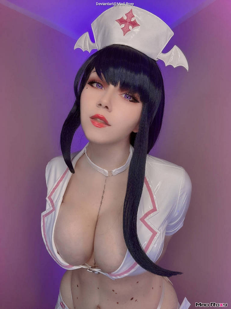 Genshin Impact - Ei (Electro Archon) (Nurse) Cosplay full body portrait
