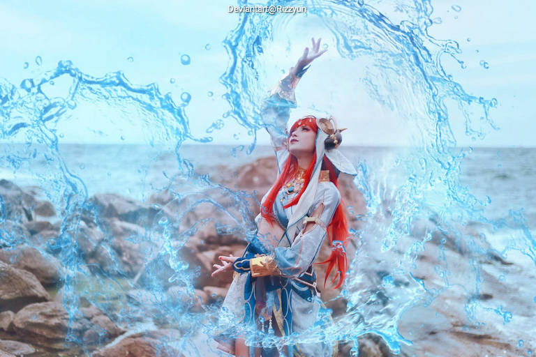 Genshin Impact - Nilou (Dance of Lotuslight) (Neither Flower Nor Mist) Cosplay full length photo