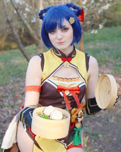 Genshin Impact - Xiangling (Exquisite Delicacy) (Red Pepper and Turmeric) Cosplay