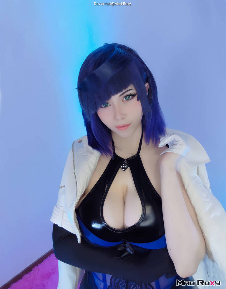 Genshin Impact - Yelan (Valley Orchid) (The Waning Point) Cosplay full body portrait