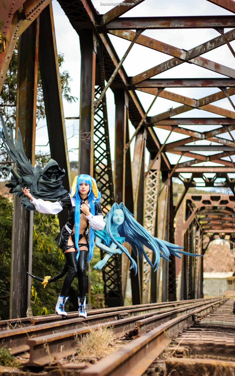 Guilty Gear - Dizzy (Gear with Free Will) Cosplay full body portrait
