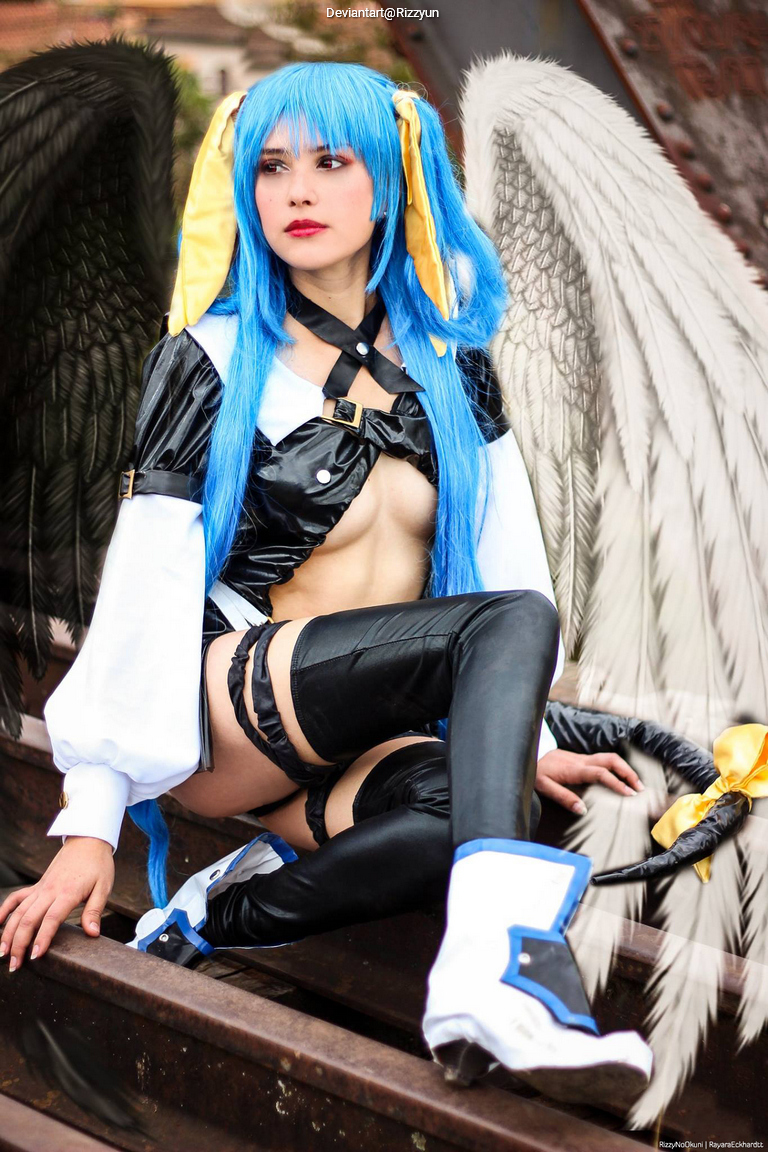 Guilty Gear - Dizzy (Gear with Free Will) Cosplay full length photo