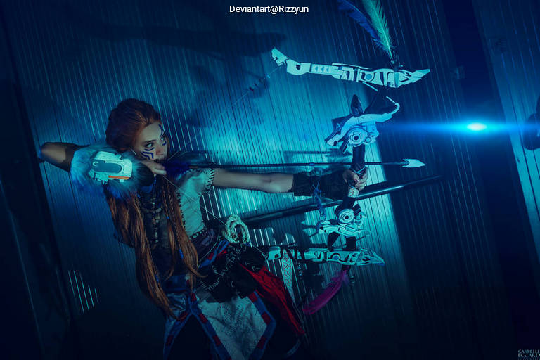 Horizon - Zero Dawn - Aloy (Carja Blazon) Cosplay character portrait photography